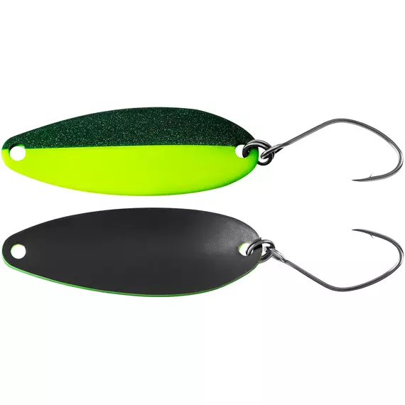 Блешня Select Supreme 2.0g 27mm #17 DarkSpace Chartreuse, Вага блешні: 2.0, Колір блешні: #15 Tropic Black, фото 